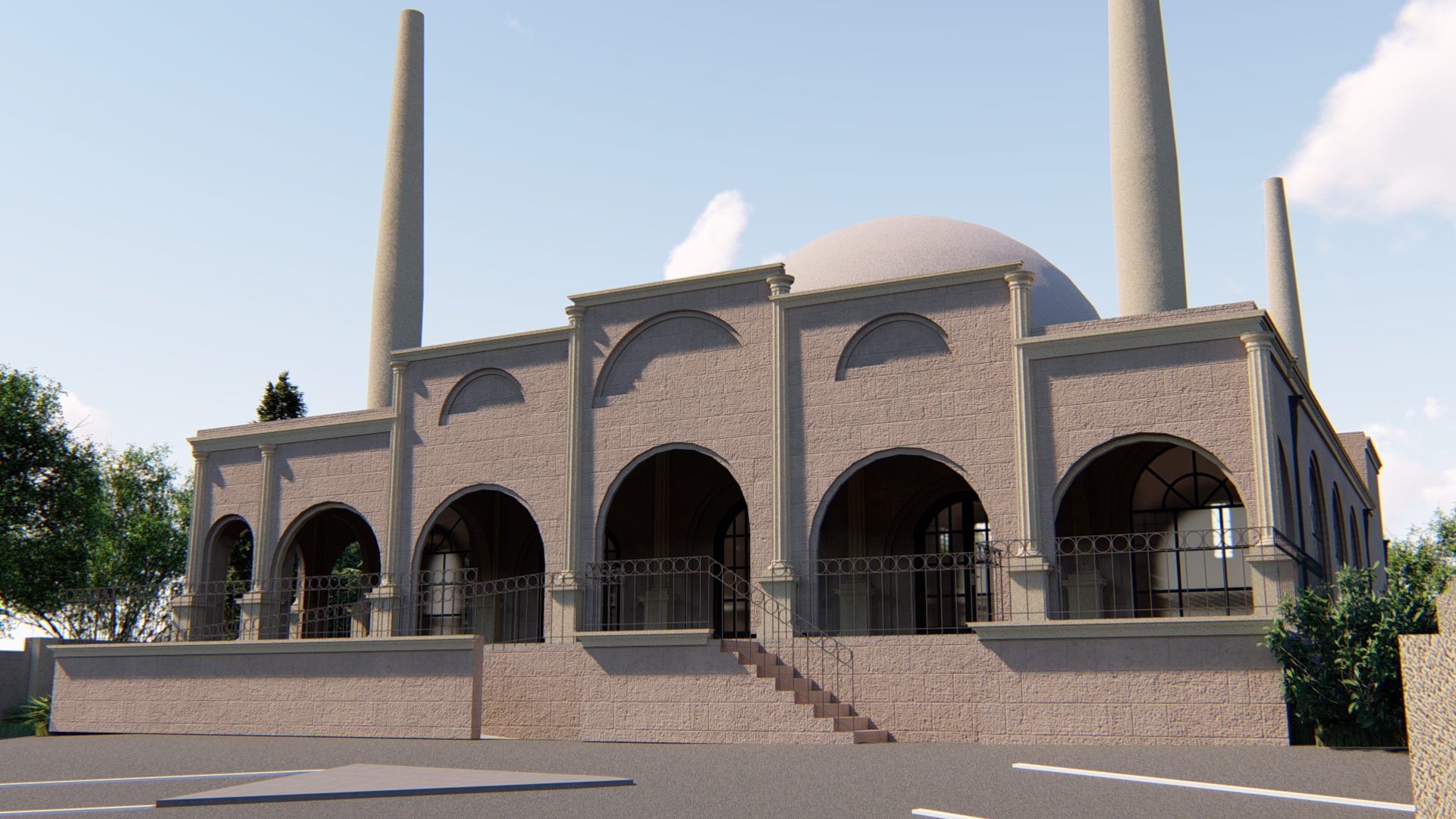 22008 - SHELLY MOSQUE RENDER 3