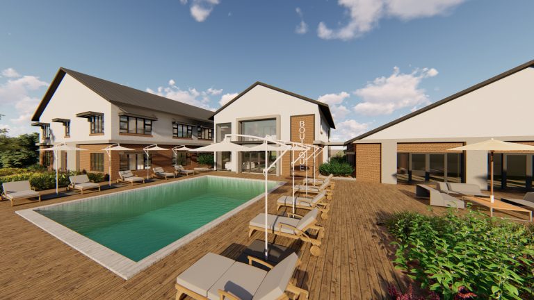 24023 - XOLANI BOTIQUE HOTEL REAR RENDER 2