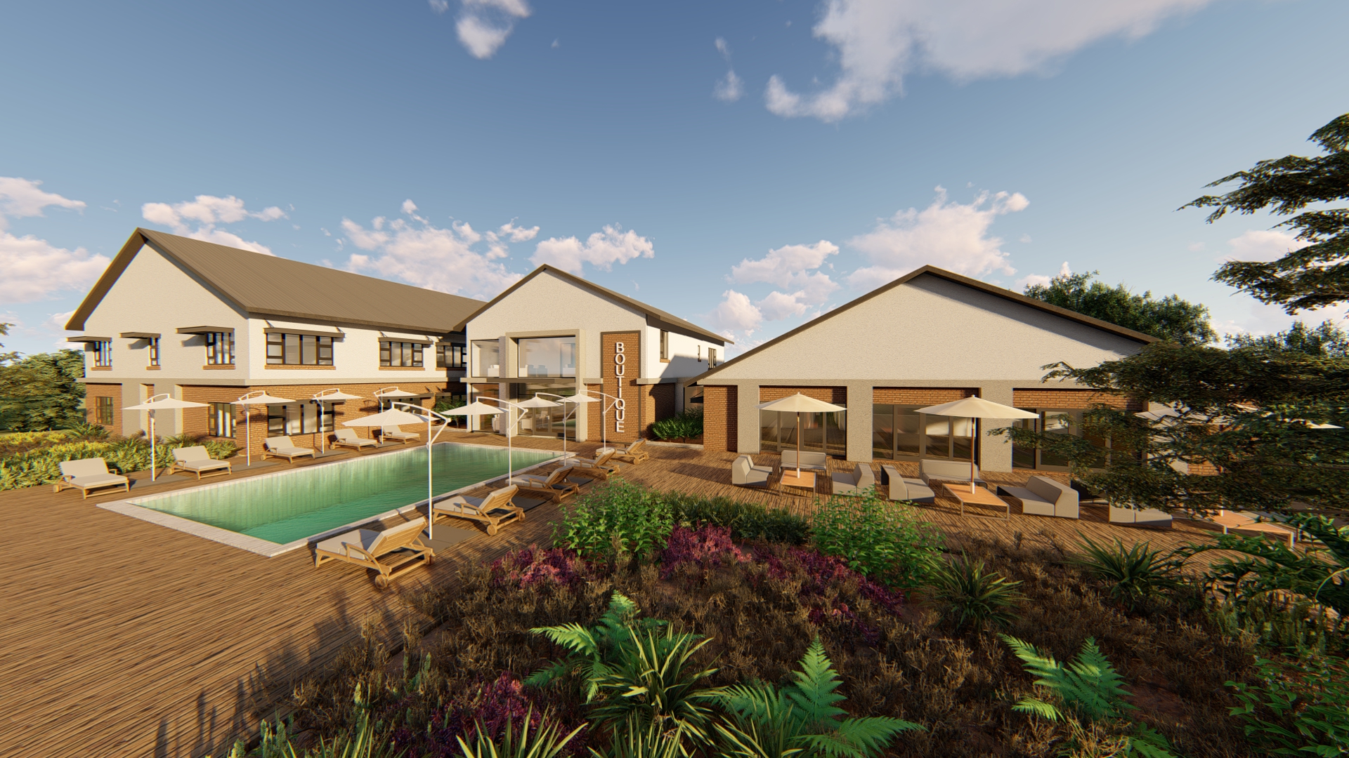 24023 - XOLANI BOTIQUE HOTEL REAR RENDER